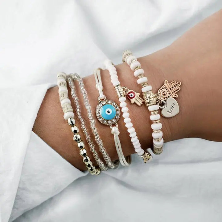 Комплект гривни Hamsa