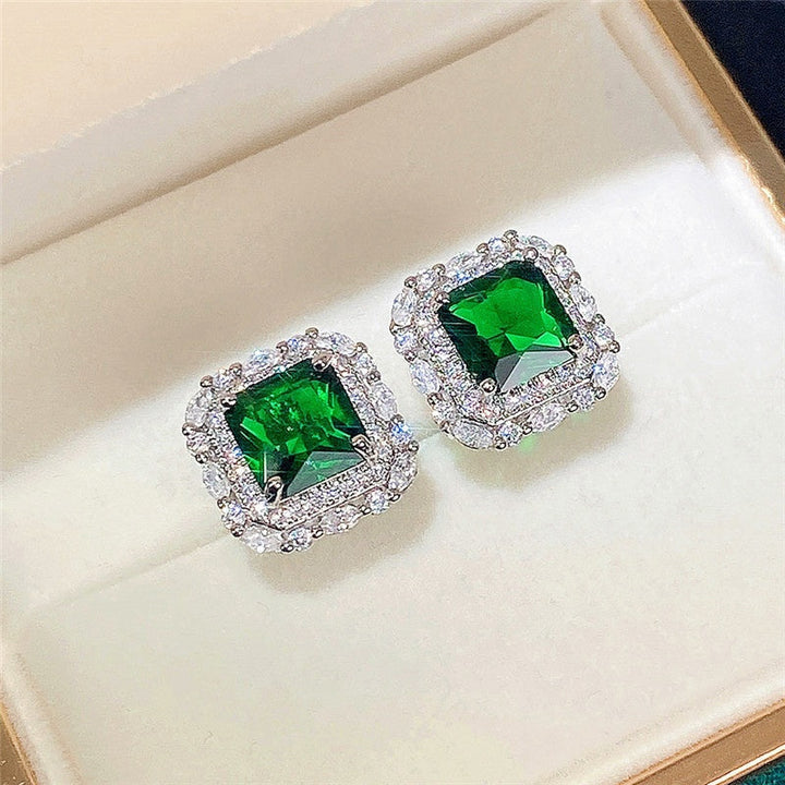 Brinco de Zircão e Esmeralda